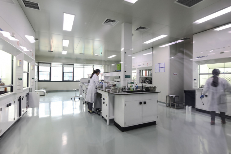 Scientist in lab